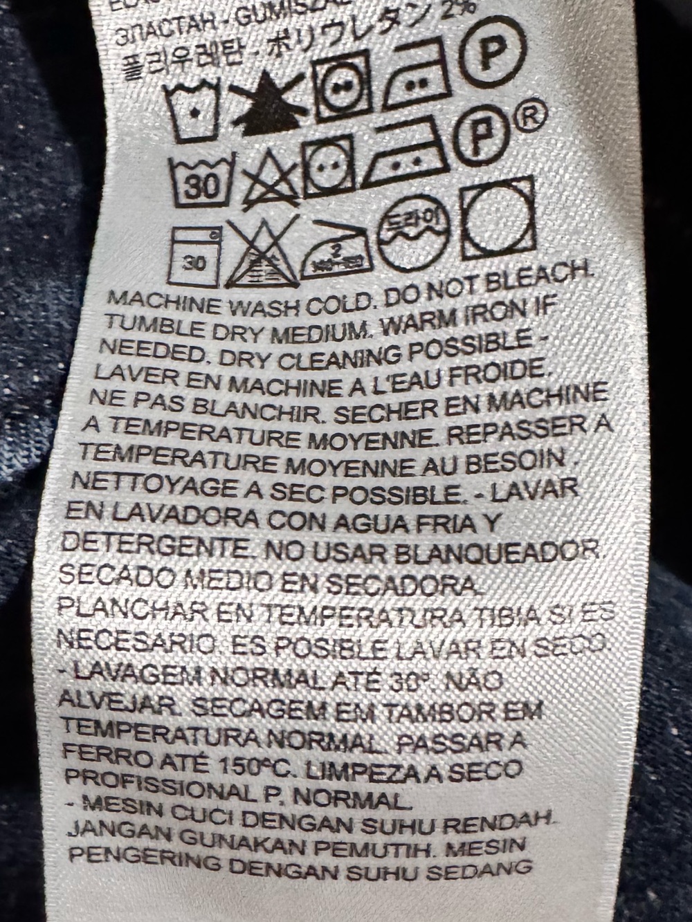 Womens Levi’s Jeans Classic Straight Size 20W Dark Denim Blue - Picture 6 of 11